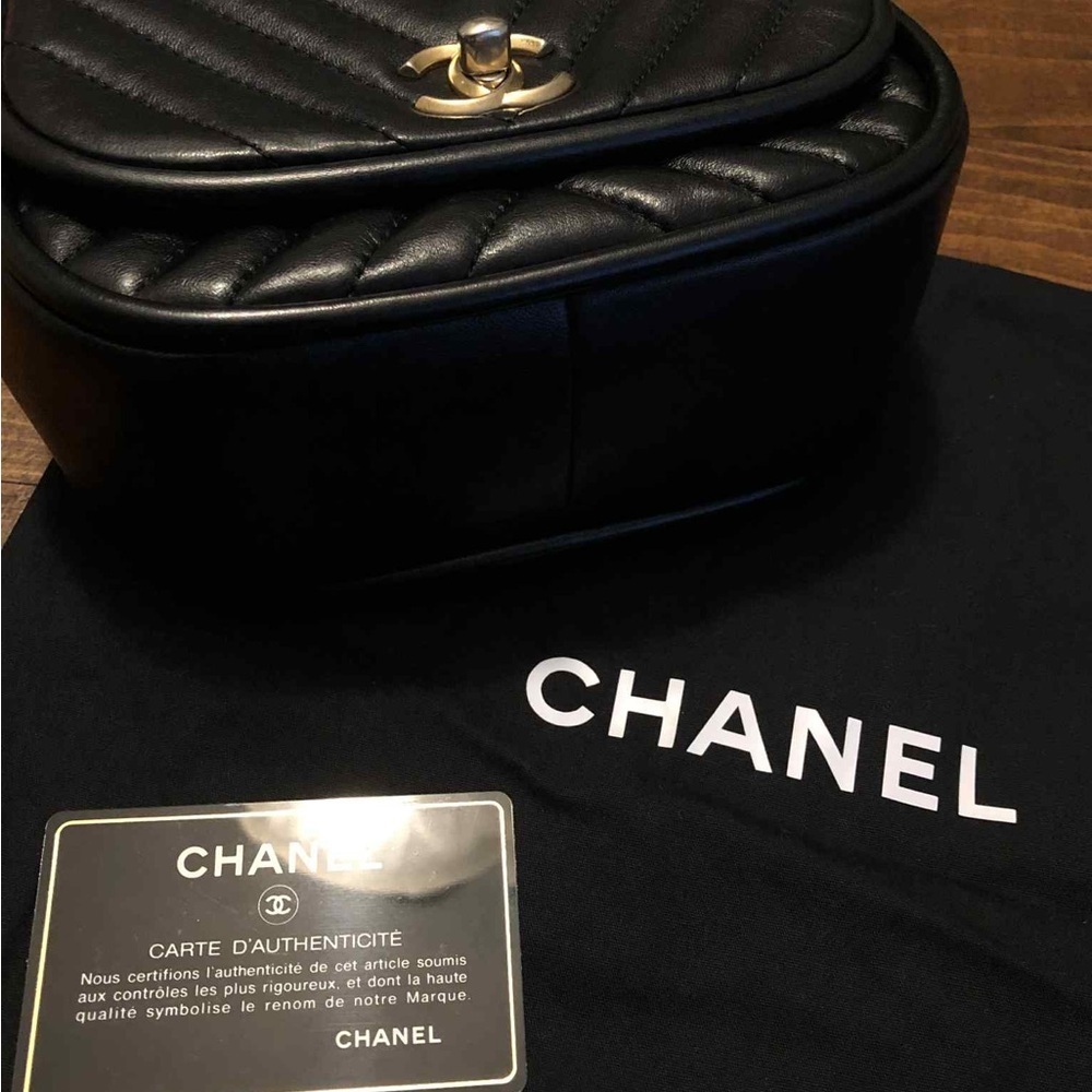 Chanel Black Quilted Mini Calfskin Leather Handbag - Picture 10 of 16